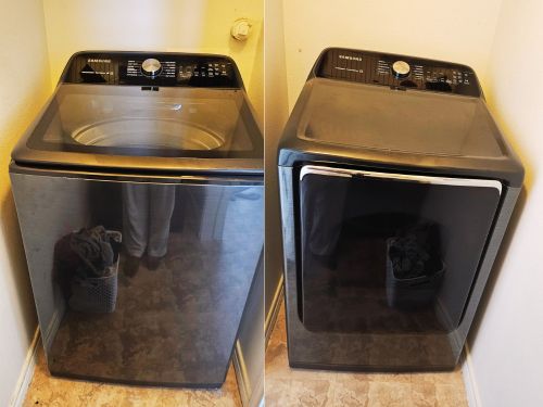 Washer and dryer I got free on Facebook Marketplace to furnish my apartment