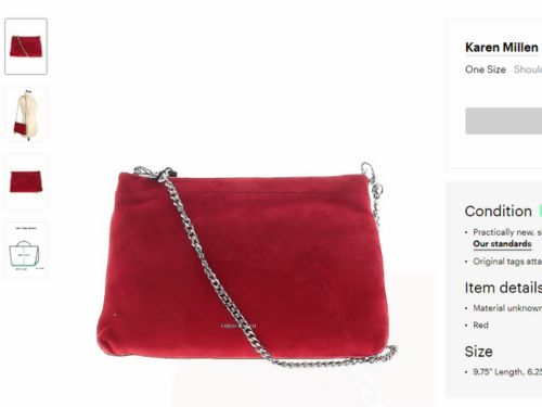 Red clutch I used for my husband's graduation